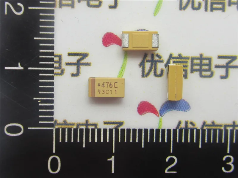 20 шт./лот высокое качество SMD Танталовый конденсатор 47 мкФ 6032 16V C типа 16V|capacitor 47uf|smd