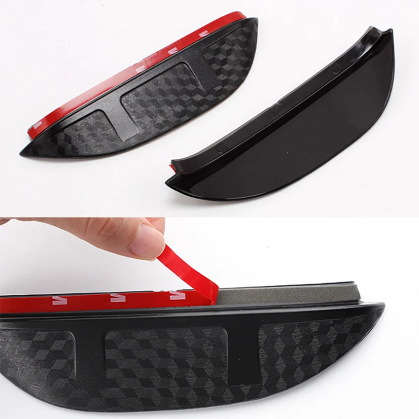 For Toyota CHR C-HR 2016 2017 2018 Car Rearview Mirror Eyebrow Rain Shield Board Sun Visor Shade Cover Trim Exterior Accessory | Автомобили