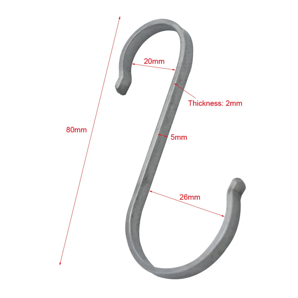 10 шт. плоские кухонные Крючки из нержавеющей стали 304 20 х26 мм|hook wall|hook hooksstainless hook |