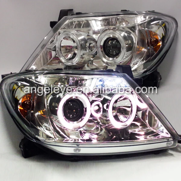 

2004-2010 year For TOYOTA For Hilux Vigo LED Angel Eyes Headlights Head lamp Chrome Housing SN