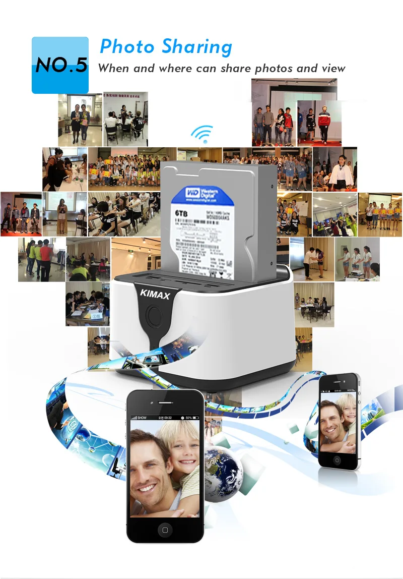 Hdd wifi док-станция wifi ретранслятор сеть wifi обмен Макс 300 Мбит/с скорость передачи USB3.0 hdd чехол для домашнего использования в офисе soho