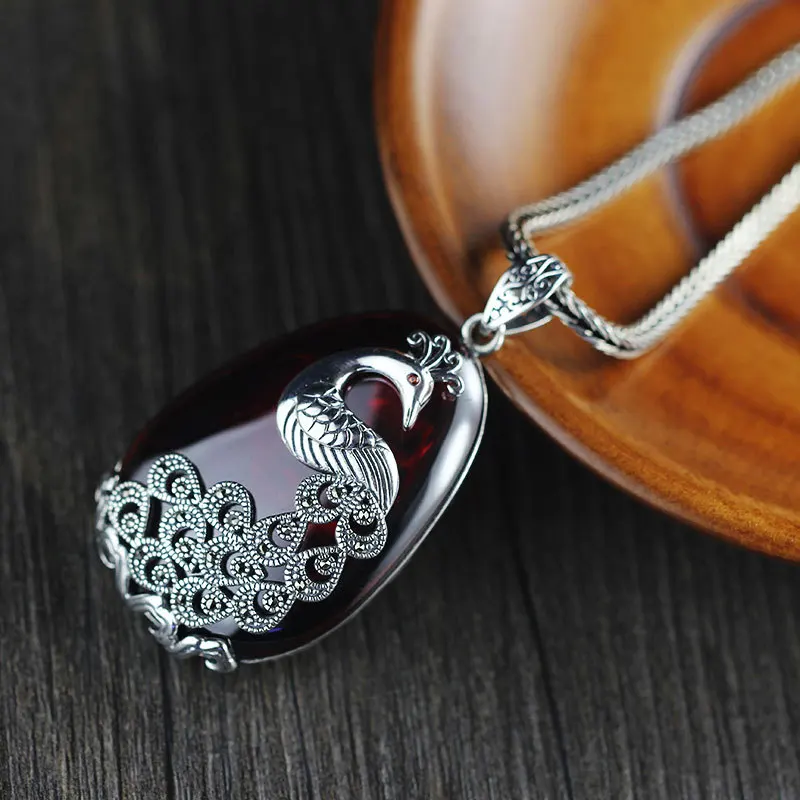 Женский кулон из серебра 925 пробы с цепочкой на свитер|pendants for women|gemstone silver pendantspendant