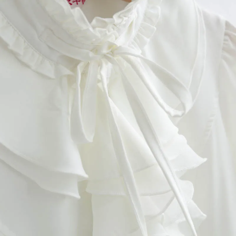 Blusas Para Oficina женские рубашки с длинным рукавом шифоновая блузка воротником