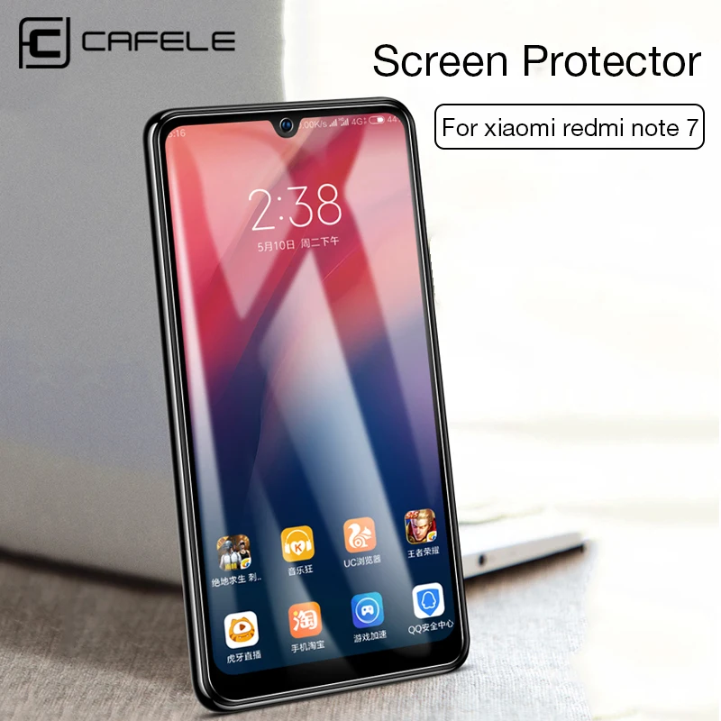 CAFELE защита для экрана Xiaomi Redmi note 8 Pro закаленное стекло 2.5D Edge HD прозрачное