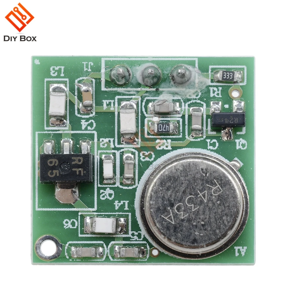 Практичный DC 9V 12V Беспроводной плата FM передатчик Модуль ZF 4 433 92 МГц # P модуль