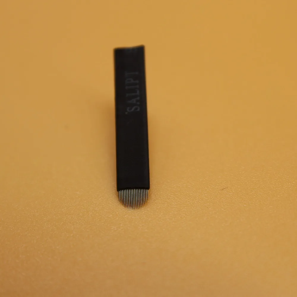 500 шт. черная u образная 18 контактная татуировка для бровей микроблейдинг тату