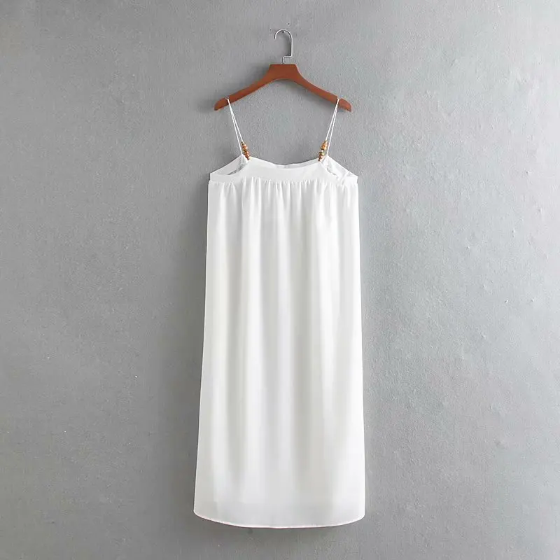 2019 летние новые поступления женские платья на бретельках со стразами шифоновое