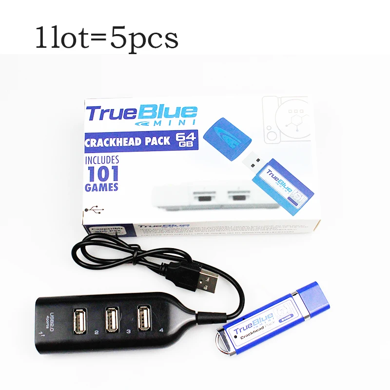 Dealonow True Blue mini Crackhead pack 64 г 101 игр Набор для борьбы с местом ps1 Classic ps | Электроника