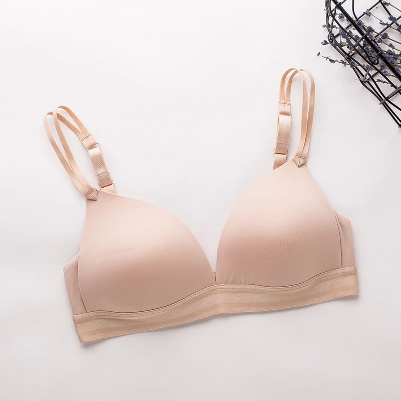 Натуральные шелковые сексуальные бюстгальтеры для женщин пуш ап белье Бесшовный