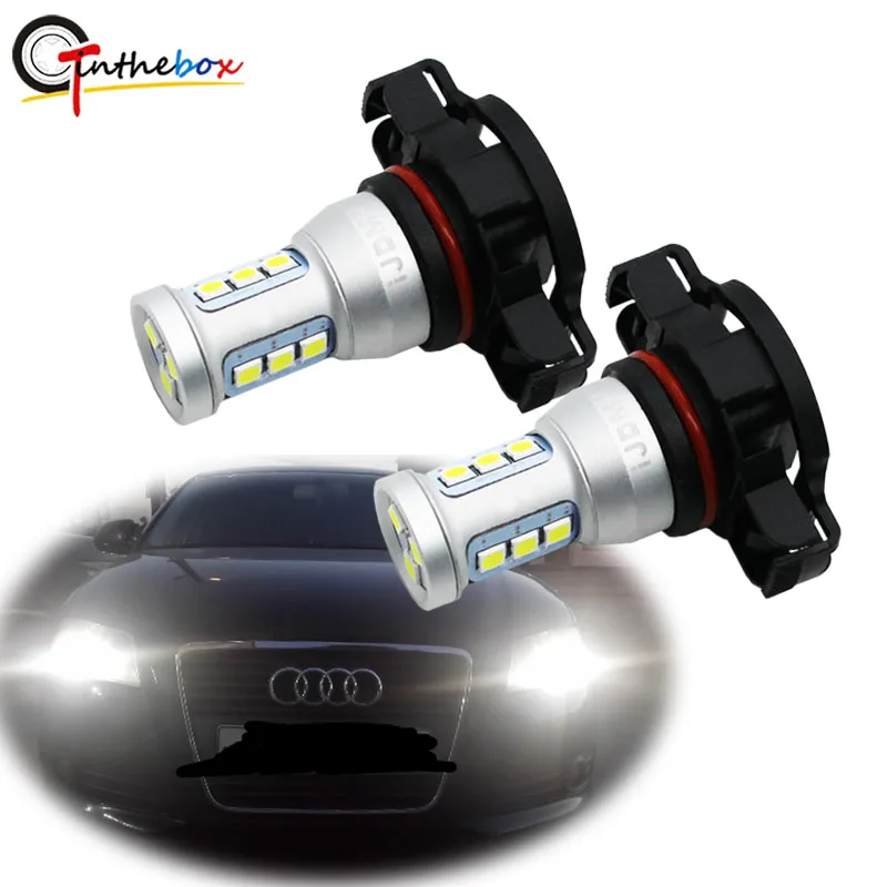 Светодиодный фонарь Gtinthebox CANBUS H16 светодиодный PSY24W 5202 PS19W для AUDI A3 8P 2008 + дневные