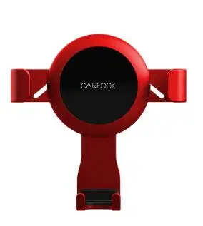 Красный 3 цвета Xiaomi Youpin CARFOOK гравитационная индукция автомобильный держатель телефона блокировка тяжести автомобильный держатель телефона 360 градусов вращения - Цвет: Красный