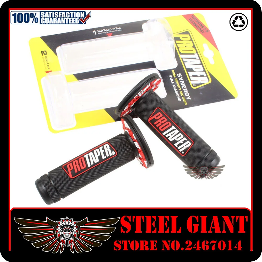 PROTAPER мотоцикла DIRT PIT BIKE Мотокросс 7/8 &quotРуль резиновый гелевый кожаный чехол