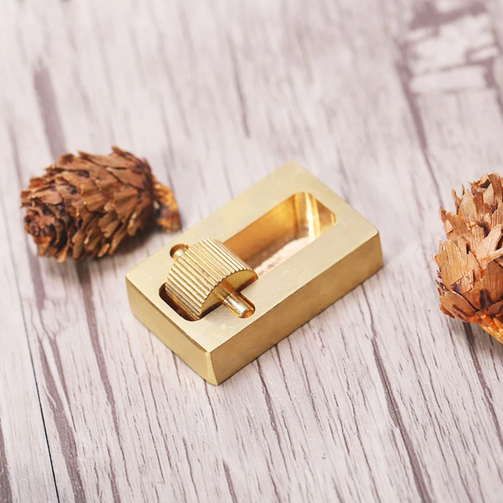 Кожа ремесло латунь масло краска ing Box 2 ролики DIY Мини Кожаный край краски инструмент