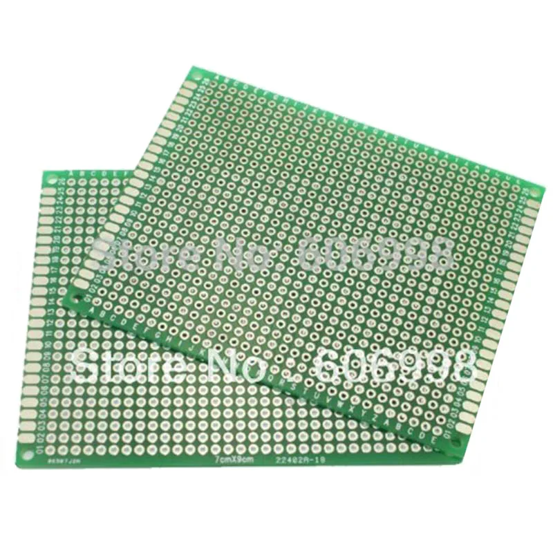 12 шт./лот 7x9 6x8 5x7 4x6 3x7 2x8 см двухсторонний прототип Diy универсальная печатная плата печатной платы для Arduino