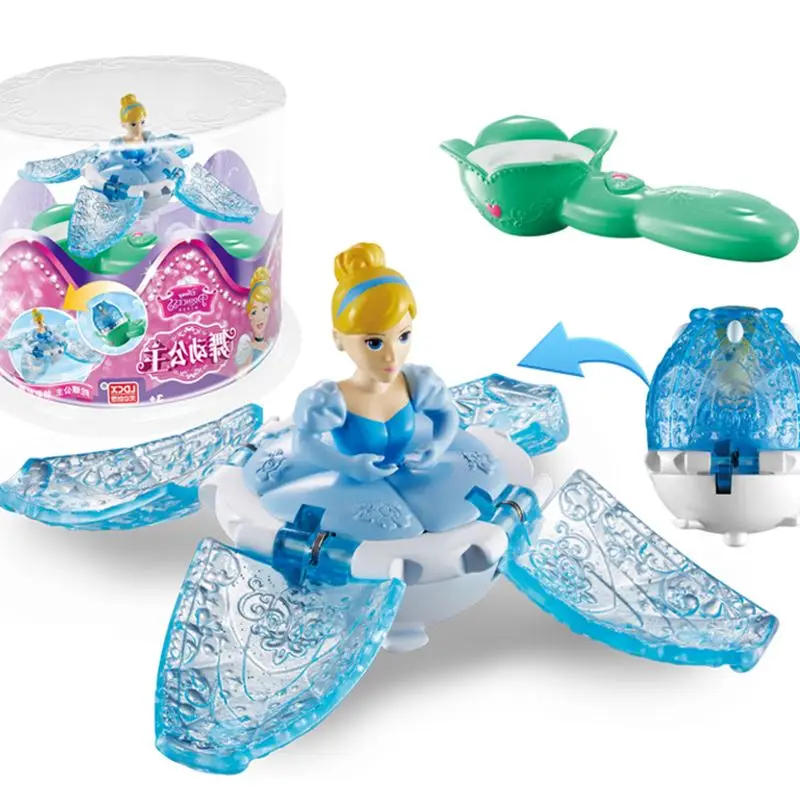 Disney мультфильм форзен Танцующая принцесса игрушки вращающийся волшебный топ