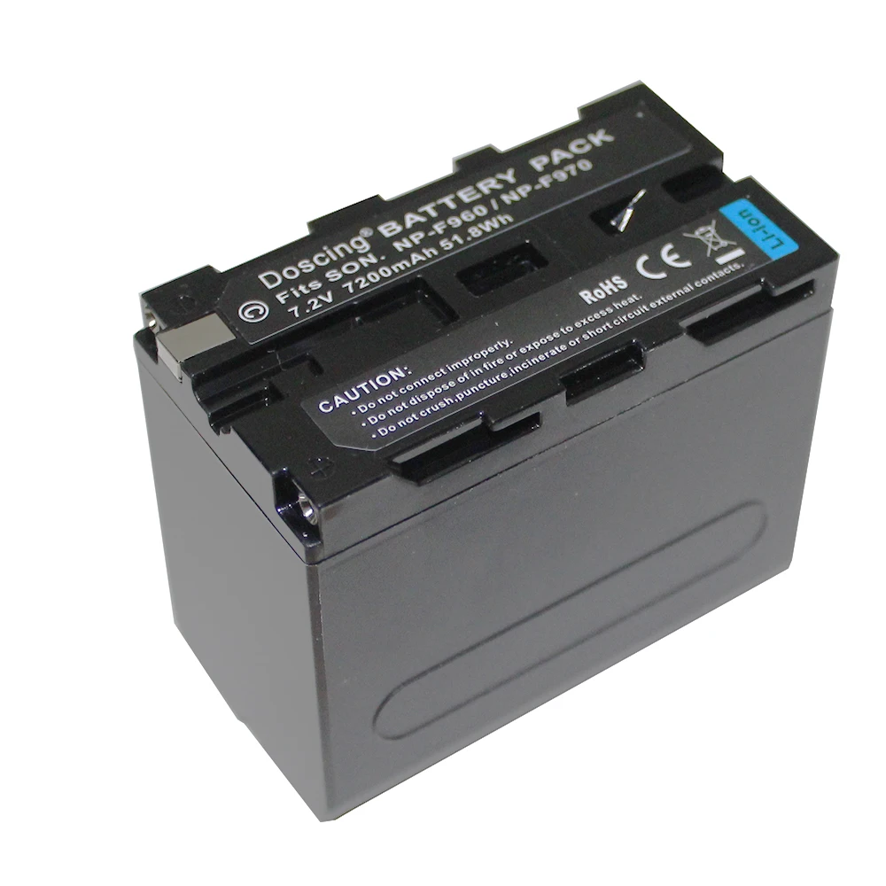 Аккумулятор для SONY F950 F330 F550 F570 F750 F770 198P 7200 мА/ч аккумулятор NP-F960 | Электроника
