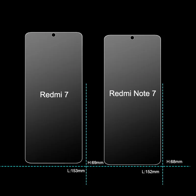 Закаленное стекло для Xiaomi Redmi Note 7 7A защита экрана Защитное стекло|Защитные стёкла