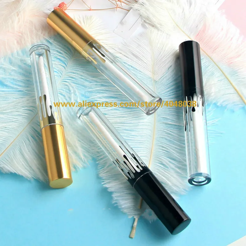50pcs/lot 4ML New Arrival Empty Lip Gloss Tube DIY Plastic Elegant Liquid Lipstick Bottle High Class Packing Container | Красота и