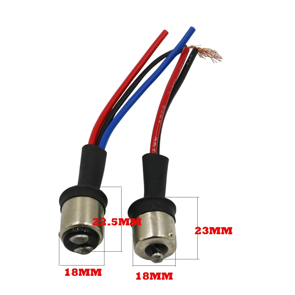 YSY 20x BAY15S 1156 BAY15D 1157 Мужской адаптер жгут проводов для автомобиля мотоцикла фара