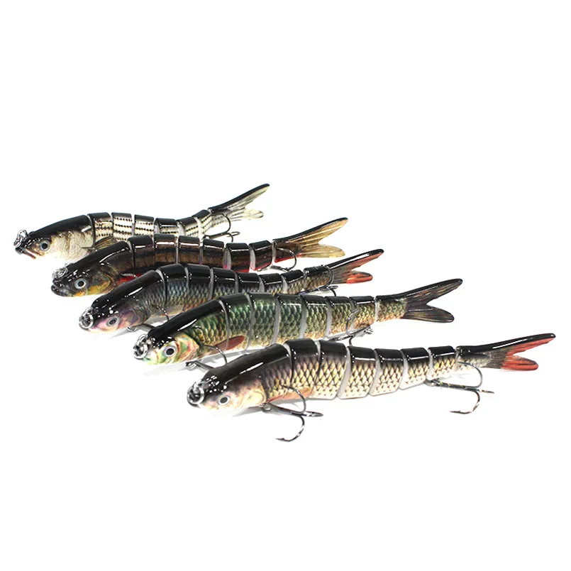 27 г 14 см 8 сегментов рыболовная приманка воблер Swimbait Тонущая Щука Crankbait мульти