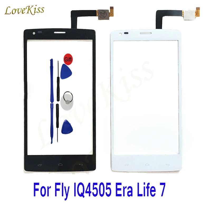Сенсорный экран для Fly IQ4505 Era Life 7 IQ 4505 5 0 &quot сенсорная панель дигитайзер сменная