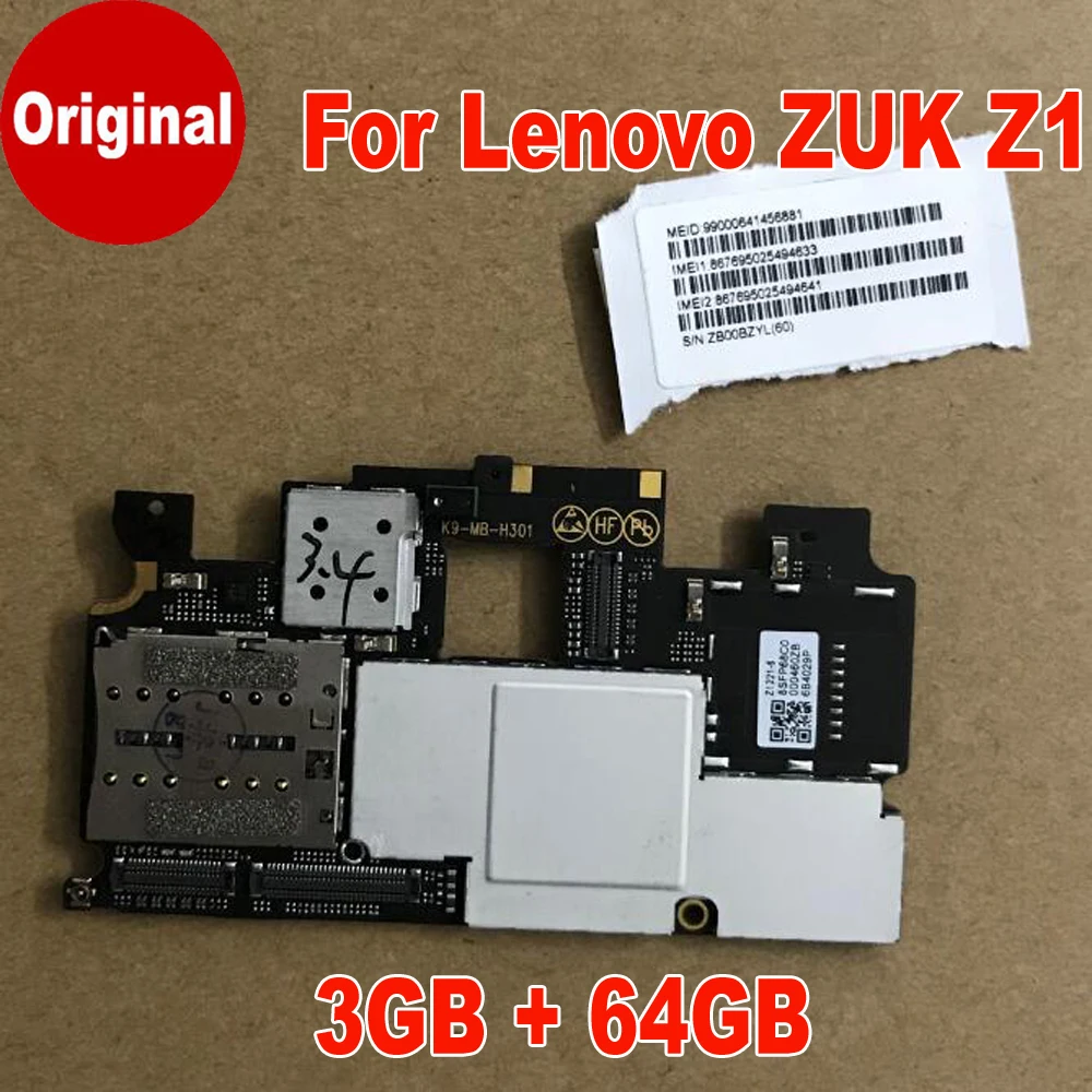 Новая материнская плата для Lenovo ZUK Z1 3 Гб + 64 ГБ мобильная электронная панель