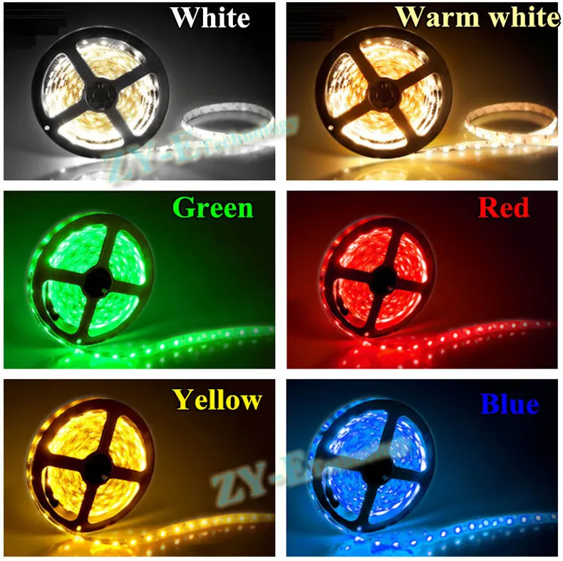 Водонепроницаемая светодиодная лента IP 65 5M 600 LED 3014 SMD 12V 3M с фиксированной