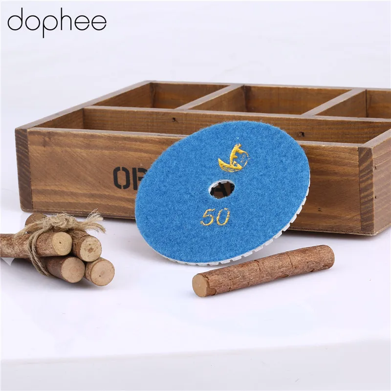 Dophee Blue 100 мм/4 &quotпрофессиональные мокрого/сухого гранита бетона мрамора