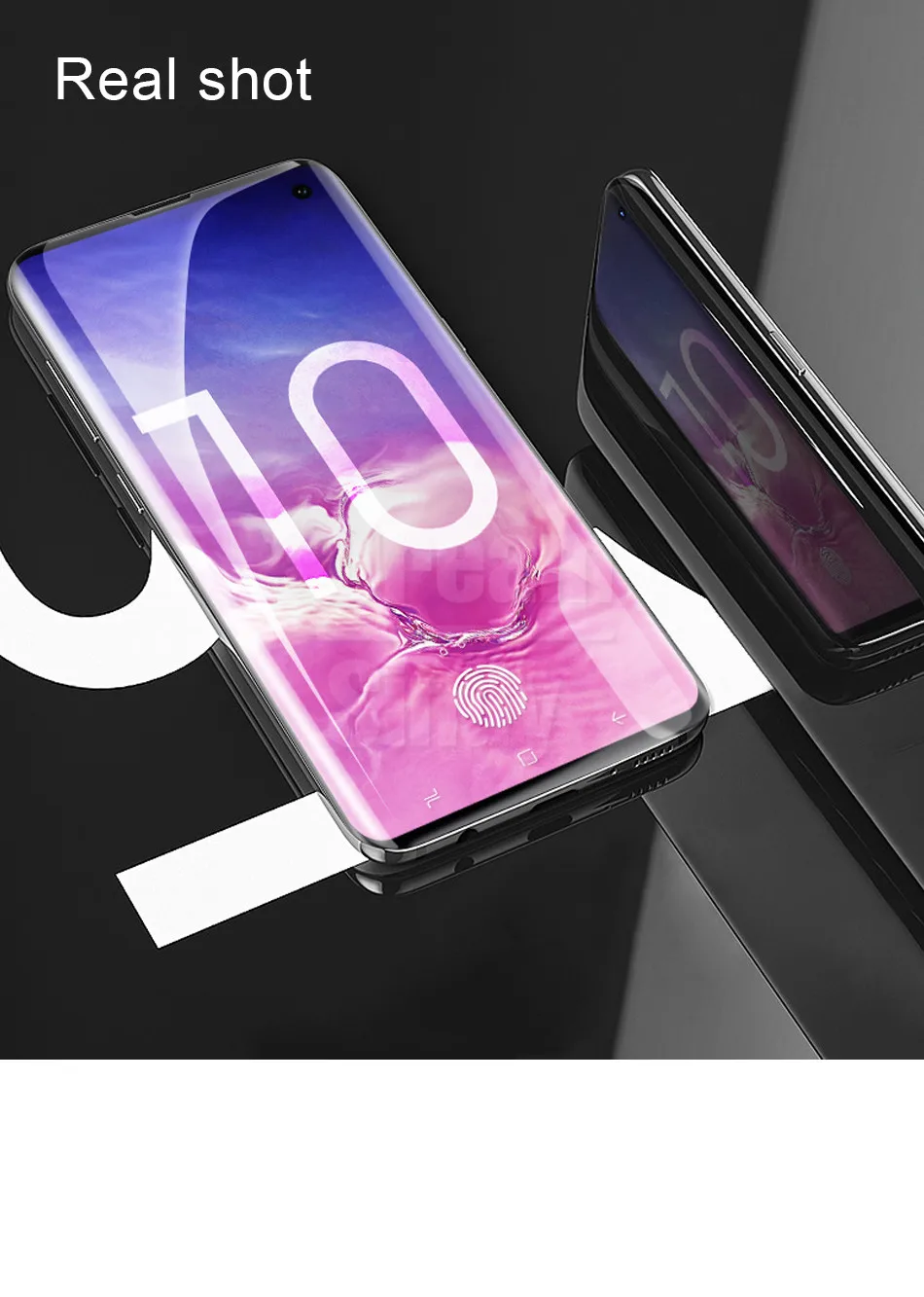 20D закаленное стекло с изогнутыми краями для samsung Galaxy S10E S8 S9 S10 PLus Защитная пленка для экрана Note 8 9 S7 Edge