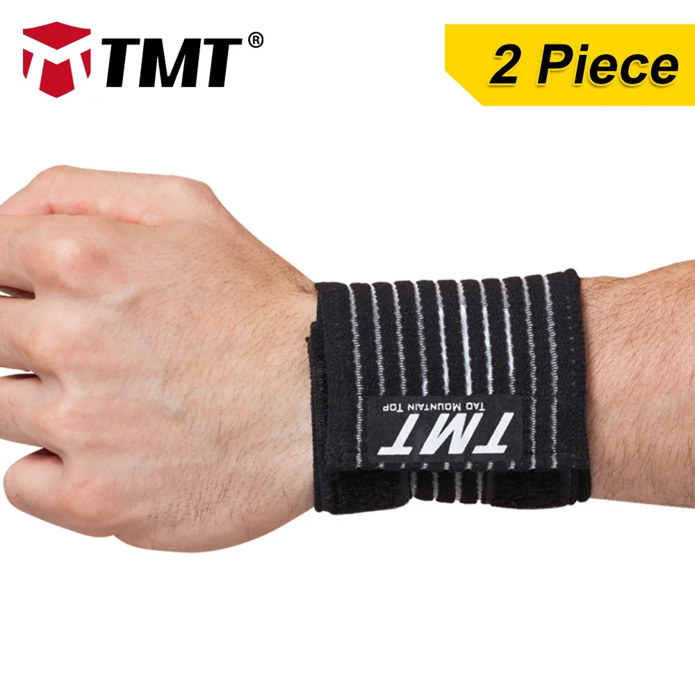 TMT 2 шт. Эластичный регулируемый спортивный ремешок для запястья|fitness bandage|sports safety