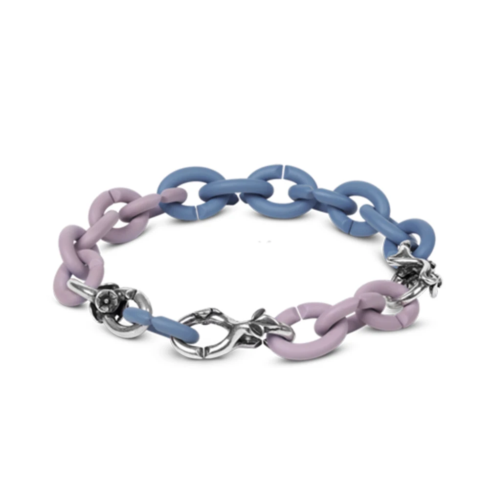 Натуральная 925 пробы серебряные подвески твердой резины не Мягкий X замки Fit