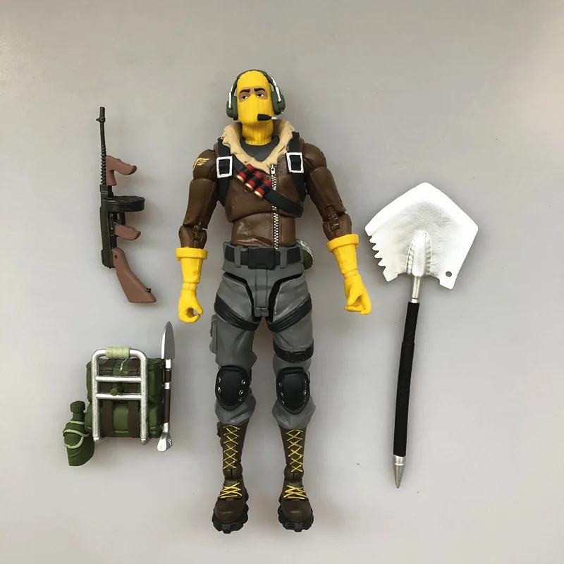 Complete МакФарлейн Garage Kit 7 ''игры: Skull Trooper, Raptor суставы куклы аксессуары фигурка Коллекционная модель свободная игрушка - Цвет: Complete