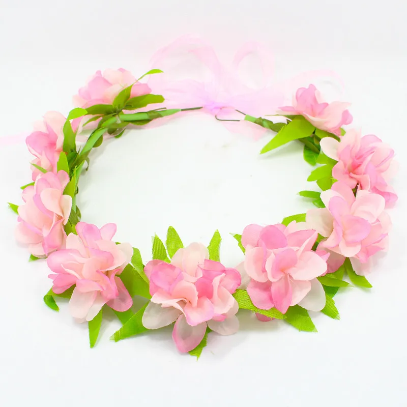 pink garland Для девочек, детский купальный костюм Русалочки, Моноласты, хвосты для купания ласты Купальный костюм для плавания бикини, купальный костюм с рисунком «маленькая русалочка» - Цвет: pink garland