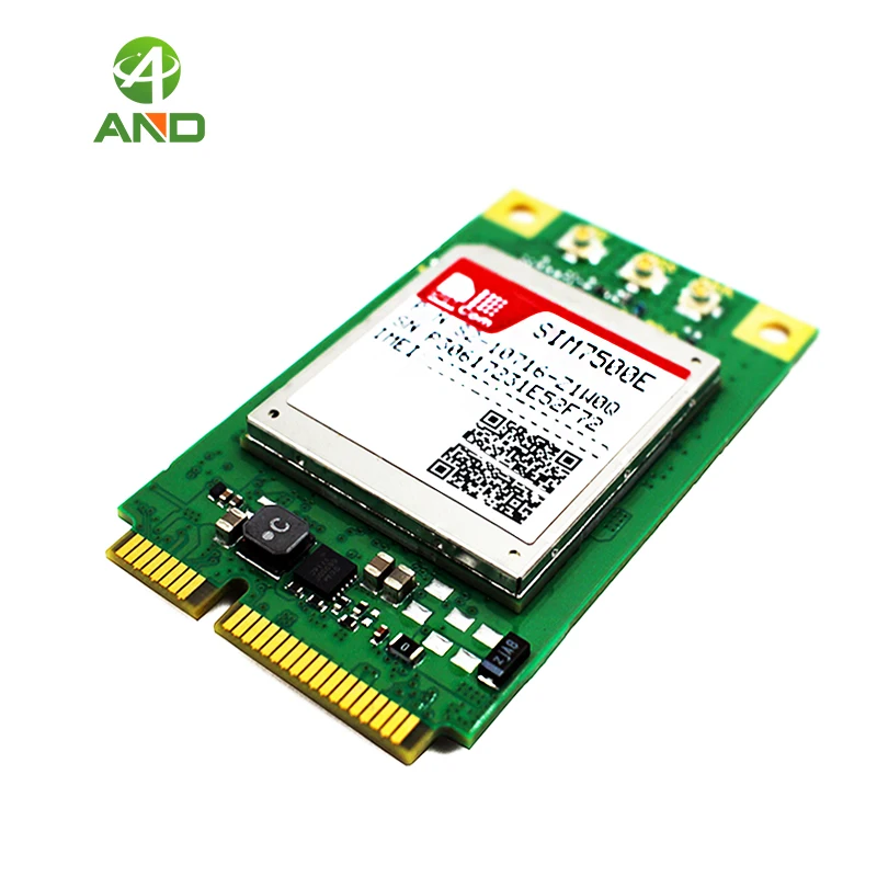 Европейский LTE модуль B1 B3 B5 B7 B8 B20 SIM7500E с интерфейсом mini PCIE PCIE|module| |