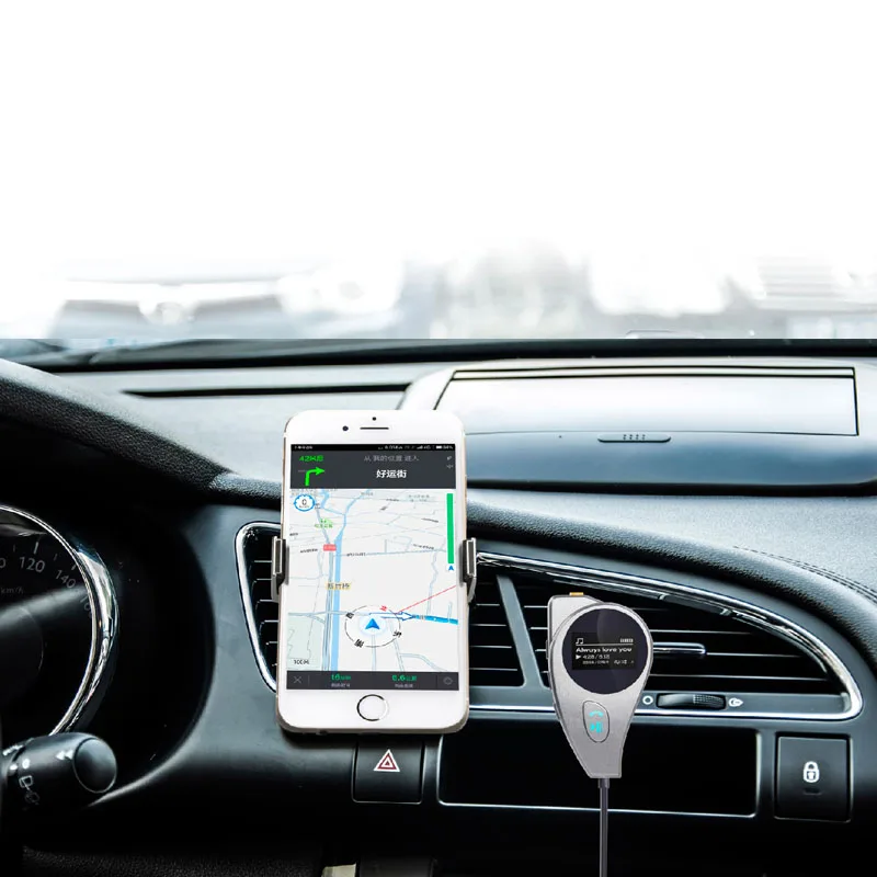 Беспроводной автомобильный Bluetooth комплект fm передатчик mp3 плеер 2.1A USB
