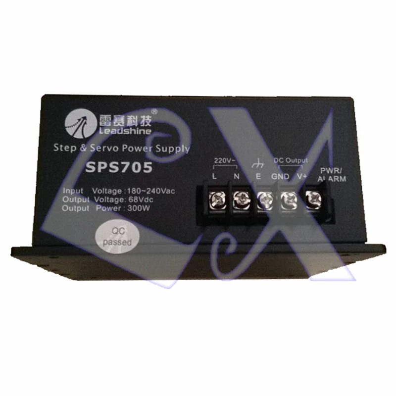 

Импульсный источник питания Leashine 350 Вт SPS705 для шаговых/сервоприводов, вход 180-240 в, выход 68 В постоянного тока 7A-9A