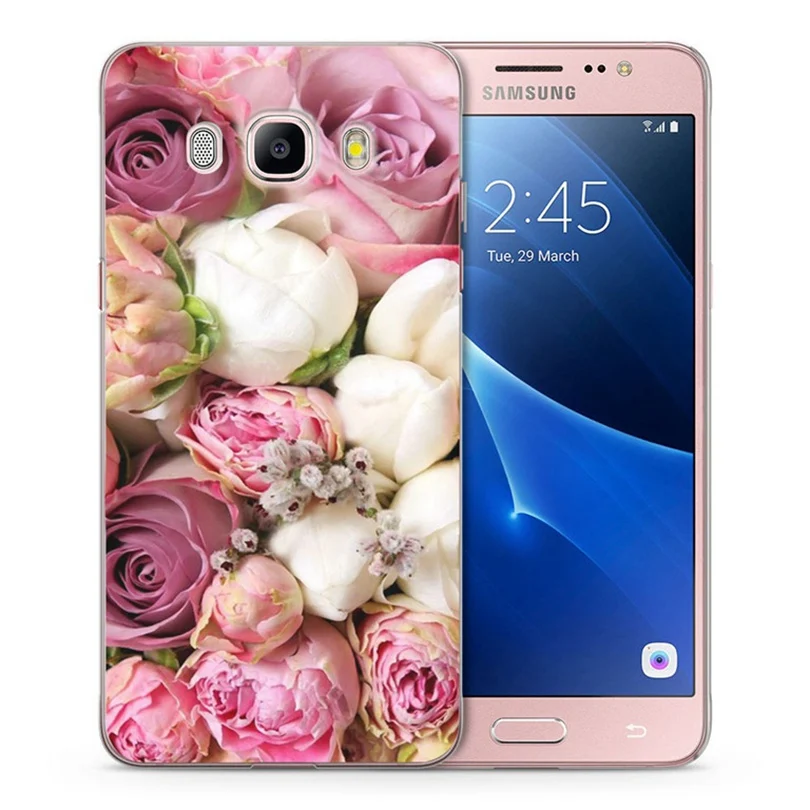 Case For Samsung Galaxy A3 A5 2015 2017 prime J1 J2 J3 J5 J7 TPU Colorful Soft Flora Flower Face Painted Design Fundas C078 |