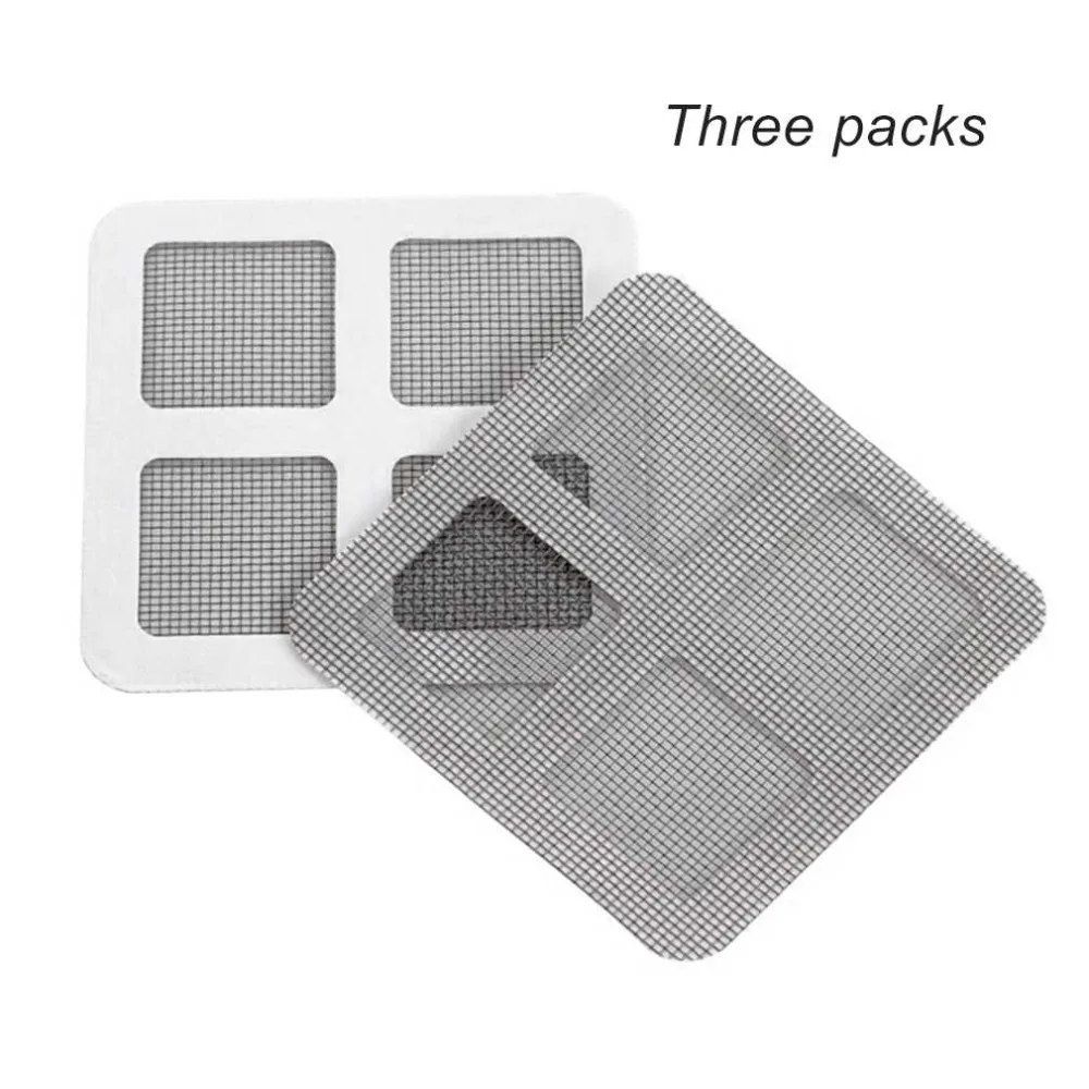 3PCS Anti-mosquito Mesh Sticky Wires Patches Summer Window Mosquito Netting Patch Repairing Broken Holes on Screen Door | Дом и сад