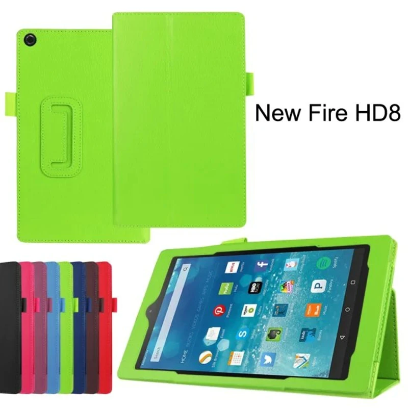 Новый роскошный 2 складной держатель книжка кожаный защитный чехол для Amazon Kindle New