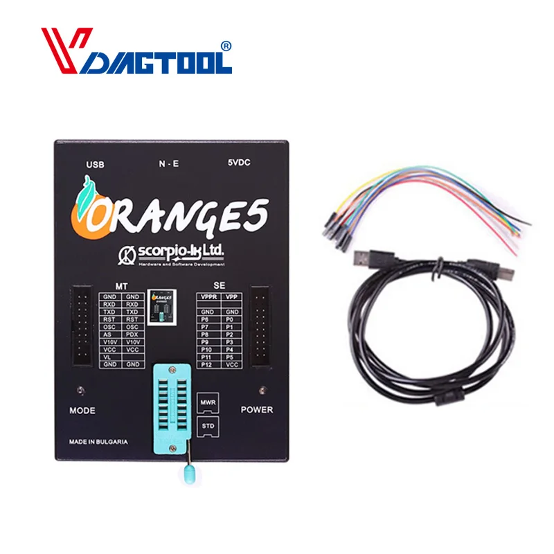Оранжевый 5 программатор диагностический инструмент obd2 OEM оранжевый 5 с полным адаптером оранжевый 5 ECU Программатор оранжевый 5