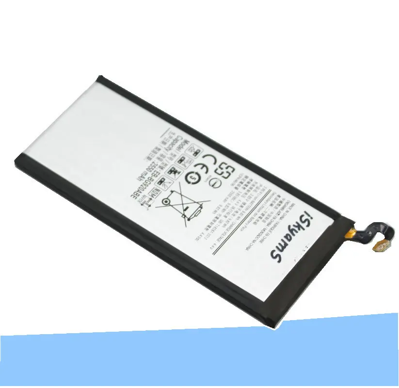ISkyamS 1x2550 мАч EB-BG920ABE сменный литий-ионный аккумулятор для Samsung Galaxy S6 G9200 G920i G920f G920A
