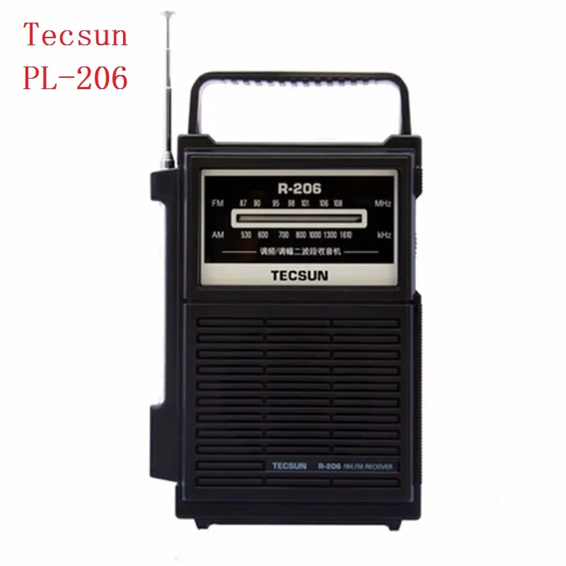 TECSUN R 206 полное фирменное Высокая чувствительность Портативный AM/FM/mw/SW1 6 multy Band
