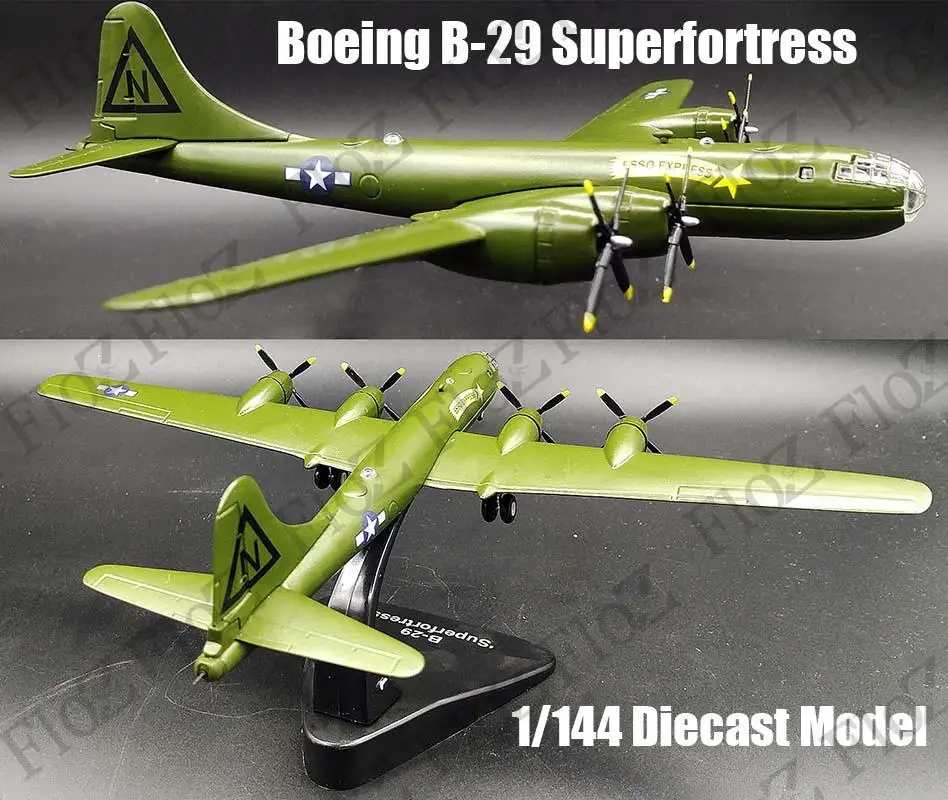 Boeing B-29 supertress Тяжелый бомбардировщик 1/144 Модель литья под давлением самолета |