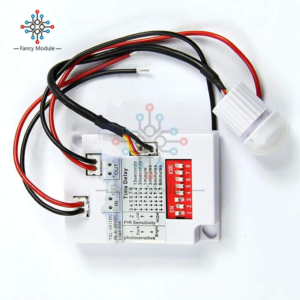 Новый пластиковый ИК инфракрасный датчик тела умный переключатель света для