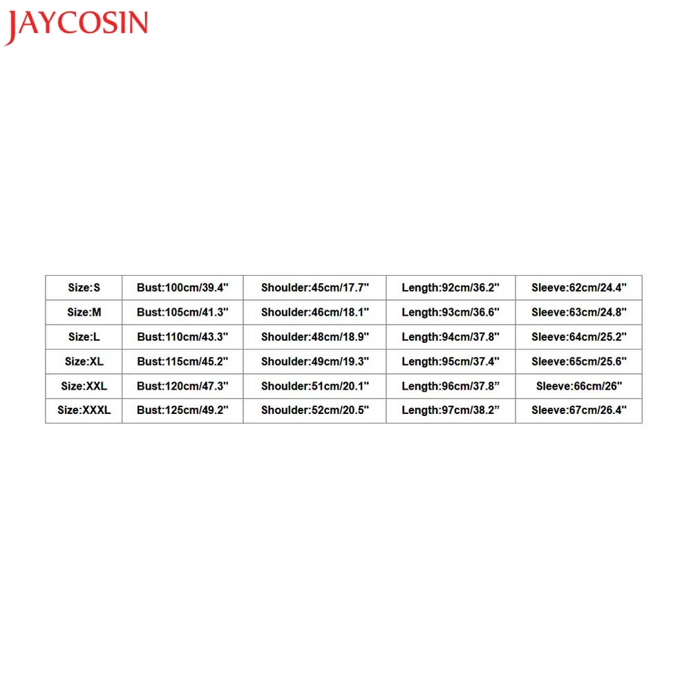 JAYCOSIN Мужское пальто с длинным рукавом зимнее теплое винтажное черного белого