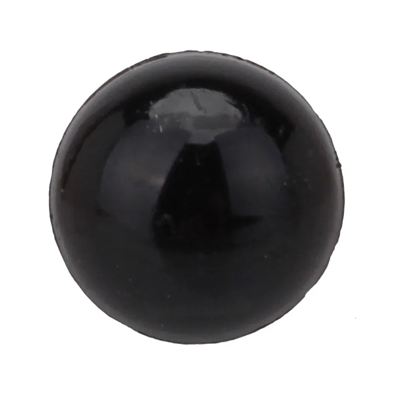 Новинка 100 шт. пластиковые шайбы для безопасных глаз черные винтовые глаза в