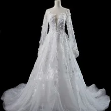 Vestido De Novia Escote V романтичное платье трапециевидной формы одежда с
