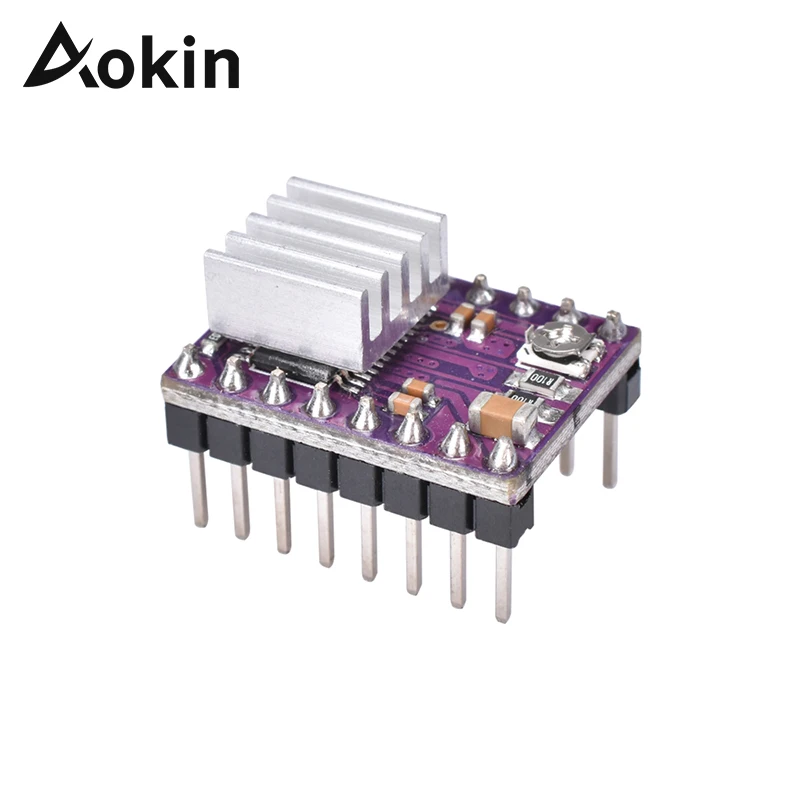 Драйвер шагового двигателя aolin DRV8825 с радиатором 4-слойная плата Reprap для