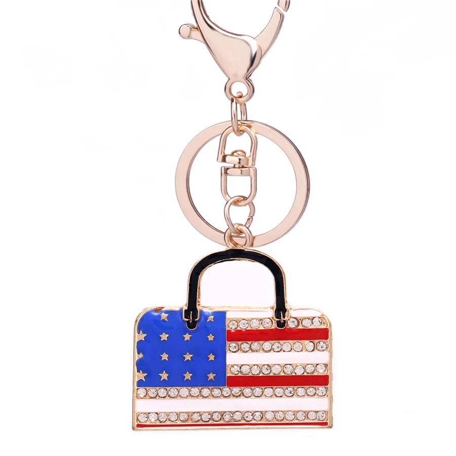 Брелок с подвеской в виде американского флага для автомобиля высококачественный