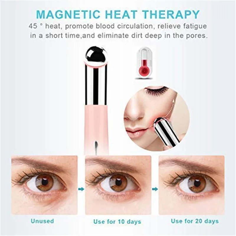 Массажер для области вокруг глаз высокочастотный вибрирующий прибор снятия